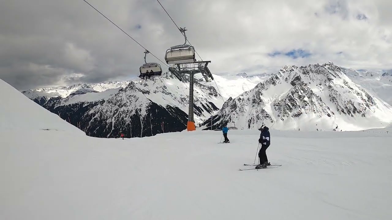 Gargellen Piste 6 und 6a bis ins Tal