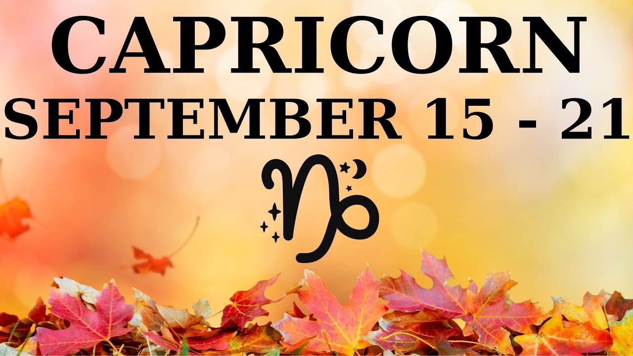 ♑️ Capricorn 🌟Sep 15–21 🌗 Boundaries Bring Peace 🕊️ Let Go & Let the Universe Lead! 🌀