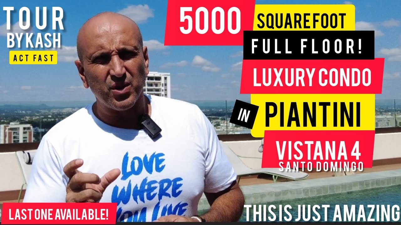 Can this Double in Value by 2026?| 5k+ sft Condo | FULL FLOOR CONDO | PIANTINI Dominican Republic