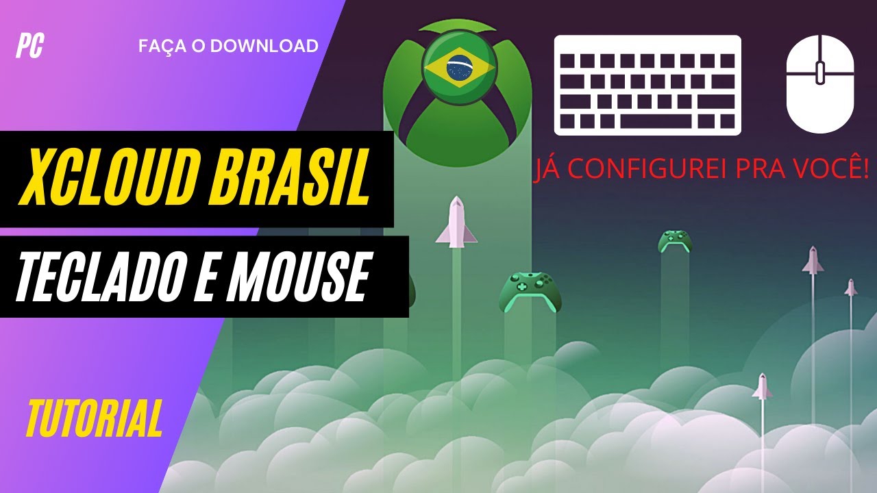 TUTORIAL XCLOUD BRASIL COM TECLADO E MOUSE - Como jogar xCLOUD com teclado e mouse?