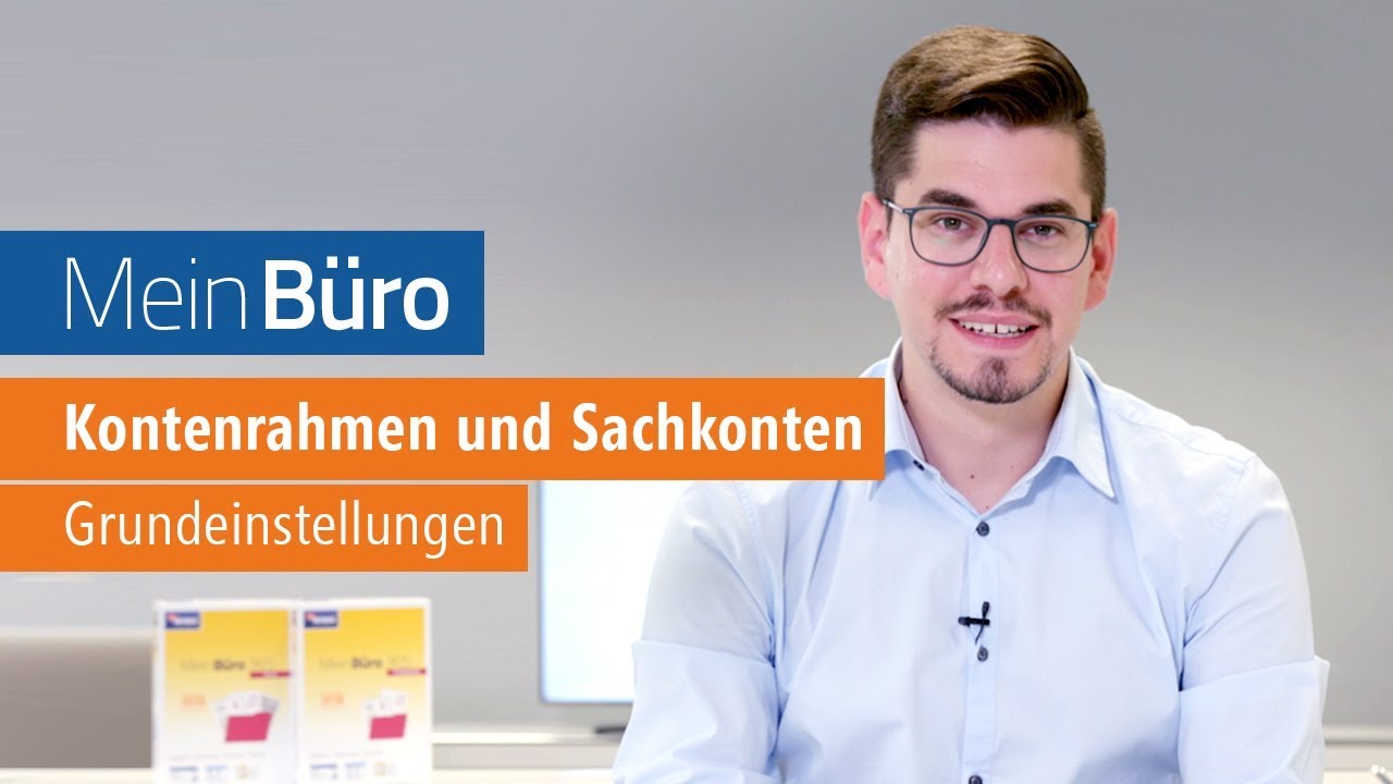 Kontenrahmen festlegen & freischalten - WISO MeinB&uuml;ro Desktop Grundeinstellungen
