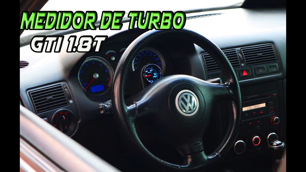 Nuevo Detalle 🤩 - Medidor de Turbo al Golf Gti mk4🚘 - Medidor de boost