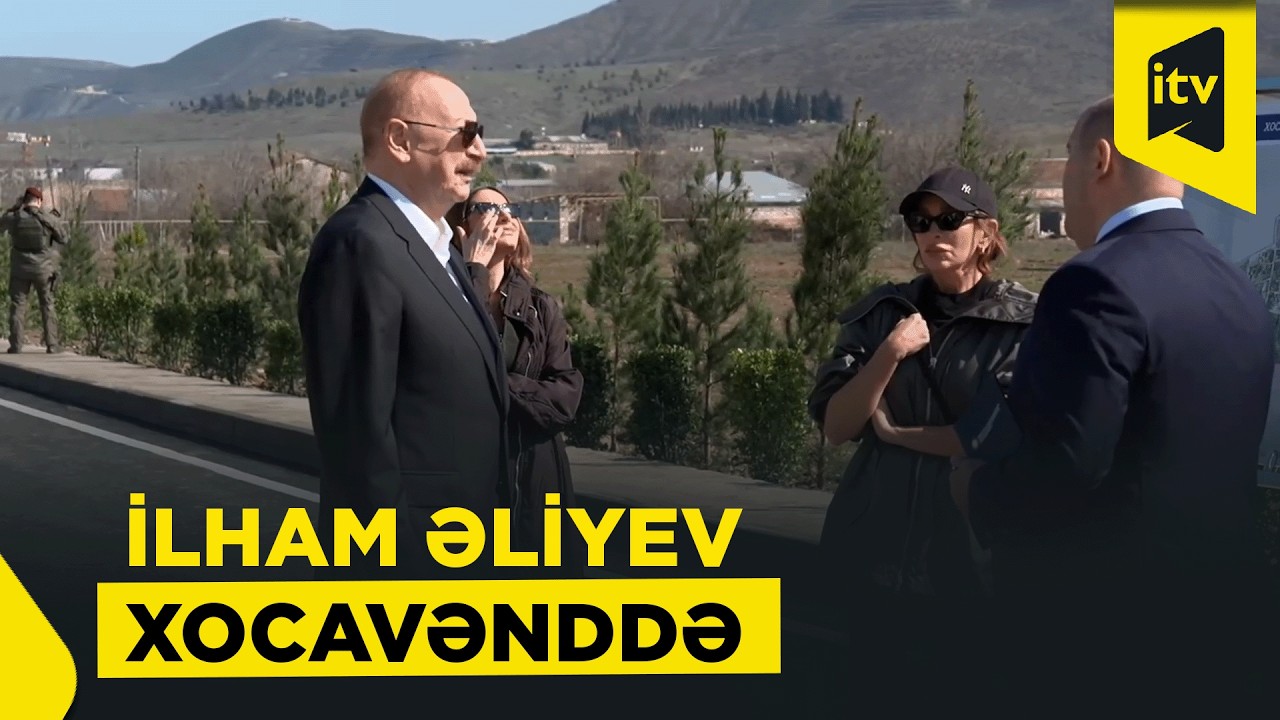 Prezident İlham Əliyev Xocavənd kəndində görülmüş işlərlə tanış olub
