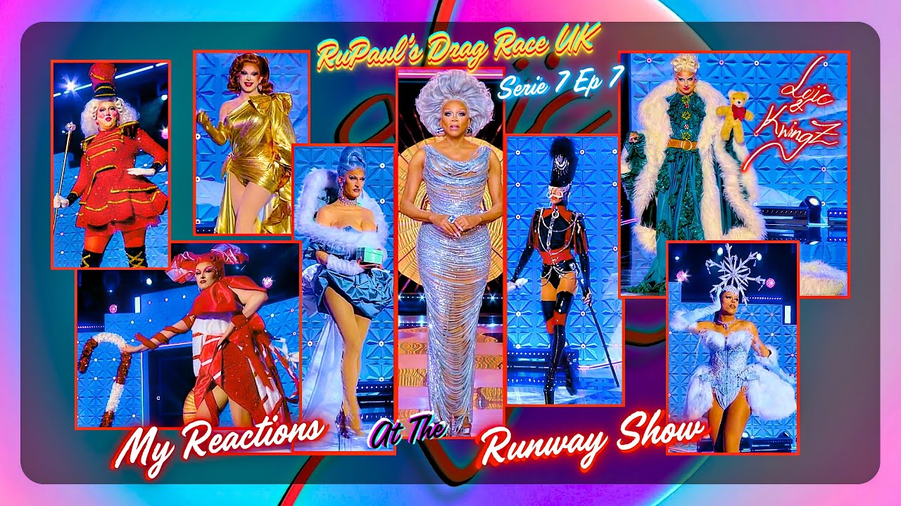 “Holiday Hoe! Hoe! Hoes!: Christmas Couture” - RunwayShow | My Reactions | S 7 Ep. 7 | #dragraceuk 