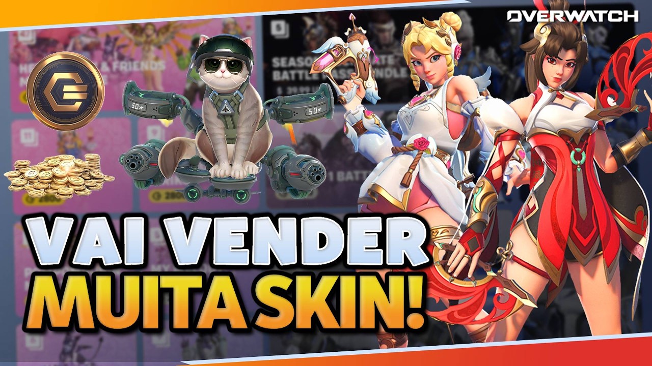 TODAS AS SKINS DA TEMPORADA 1 de Overwatch! A LOJA TA INCR&Iacute;VEL!