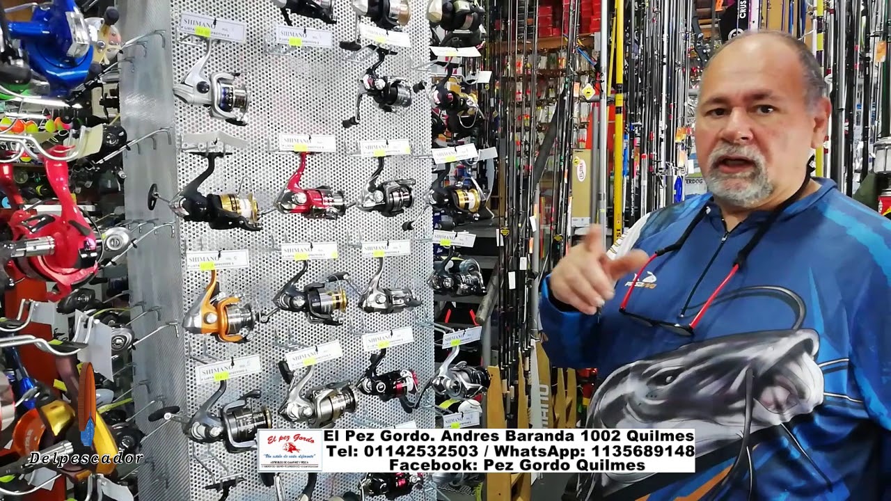 Tu pr&oacute;ximo reel nombrando DELPESCADOR en 12 cuotas y env&iacute;o gratis en El Pez Gordo de Quilmes