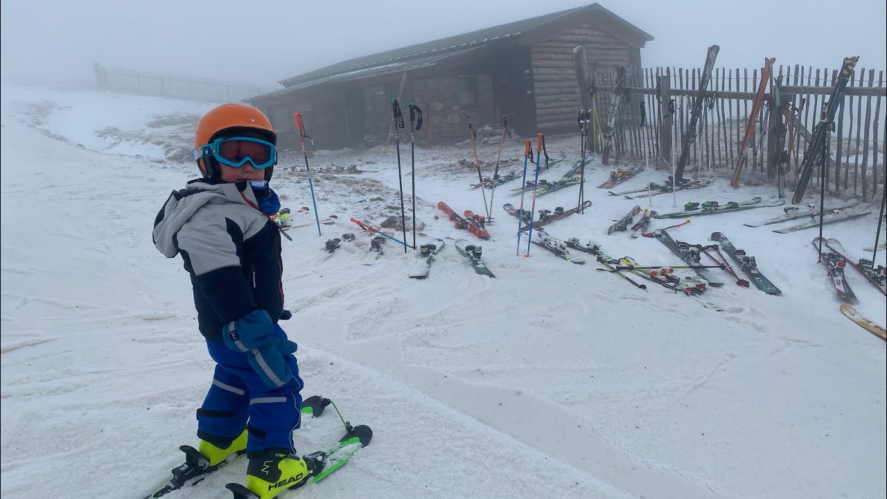 3 Year Old Chasing Clouds & Snow @ Glencoe Mountain Resort, Scotland, 15 February 2025