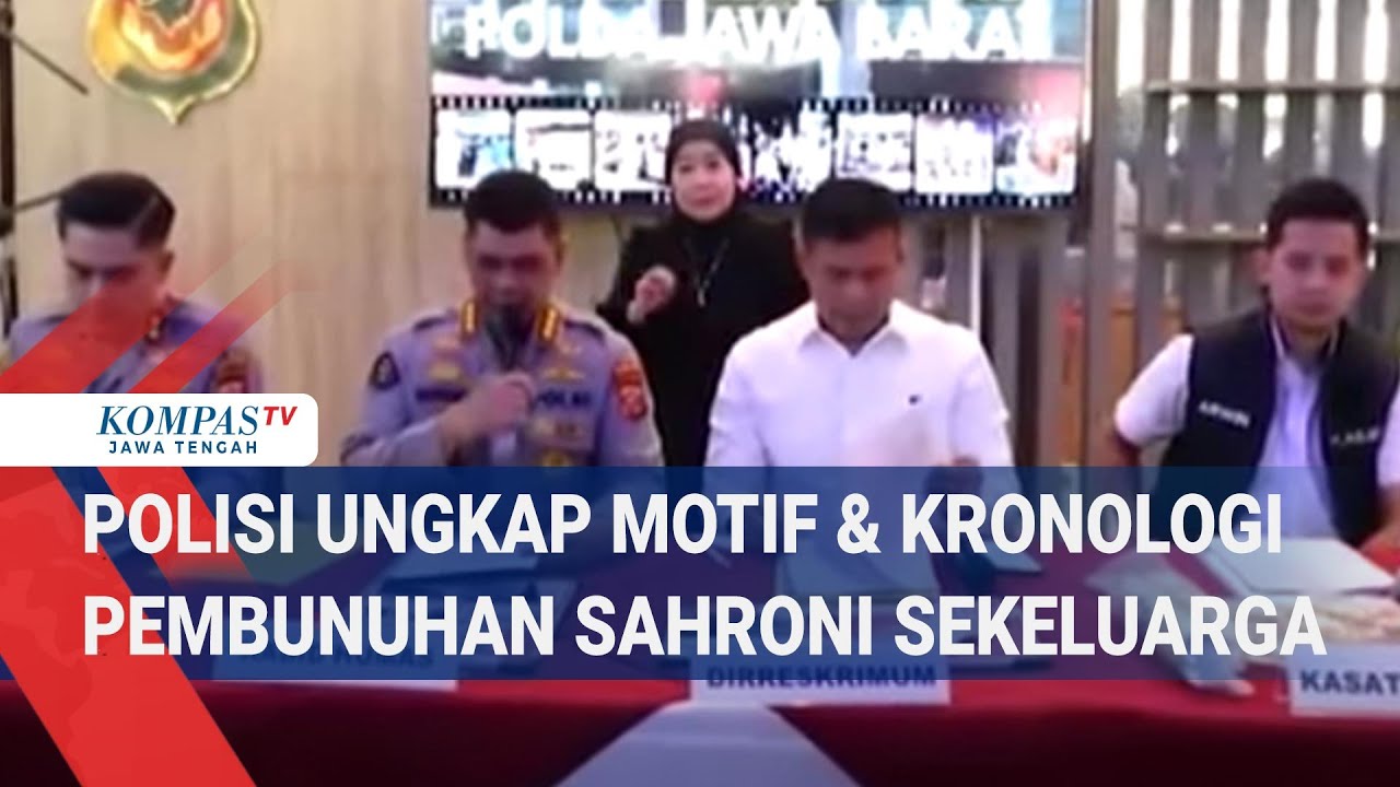 Polisi Ungkap Motif & Kronologi Pembunuhan Sahroni Sekeluarga di Indramayu