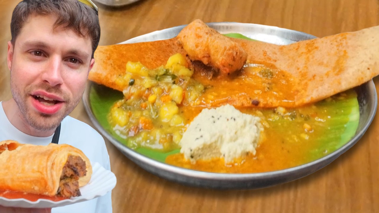 Stuffing Myself with Delicious Food on my Last day in Chennai 🇮🇳