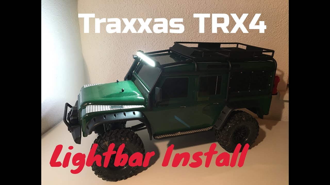 Traxxas TRX4 Lightkit Install | Lightbar