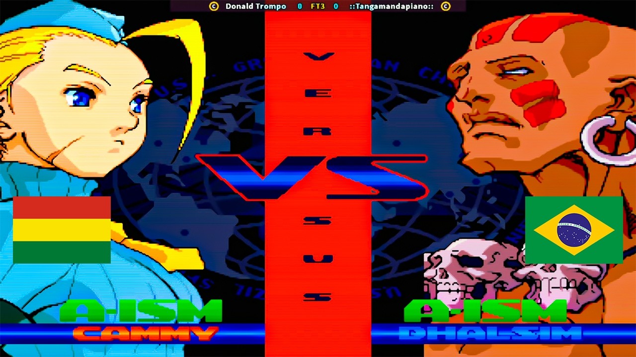 Street Fighter Alpha 3 - Donal Trompo Vs Tangamandapiano