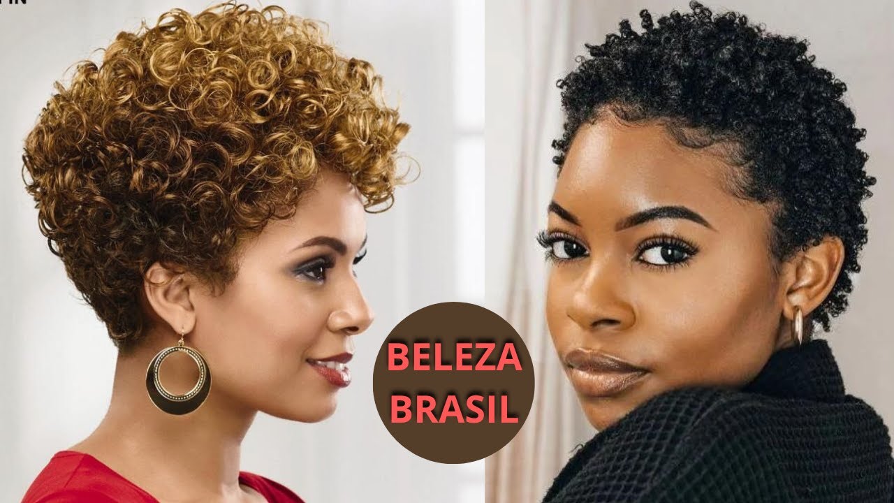 CORTES CURTOS CABELO CRESPO 2023 TENDENCIA