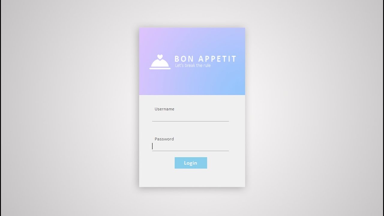 Modern User Login UI Design Tutorial in Visual Studio WinForm Application