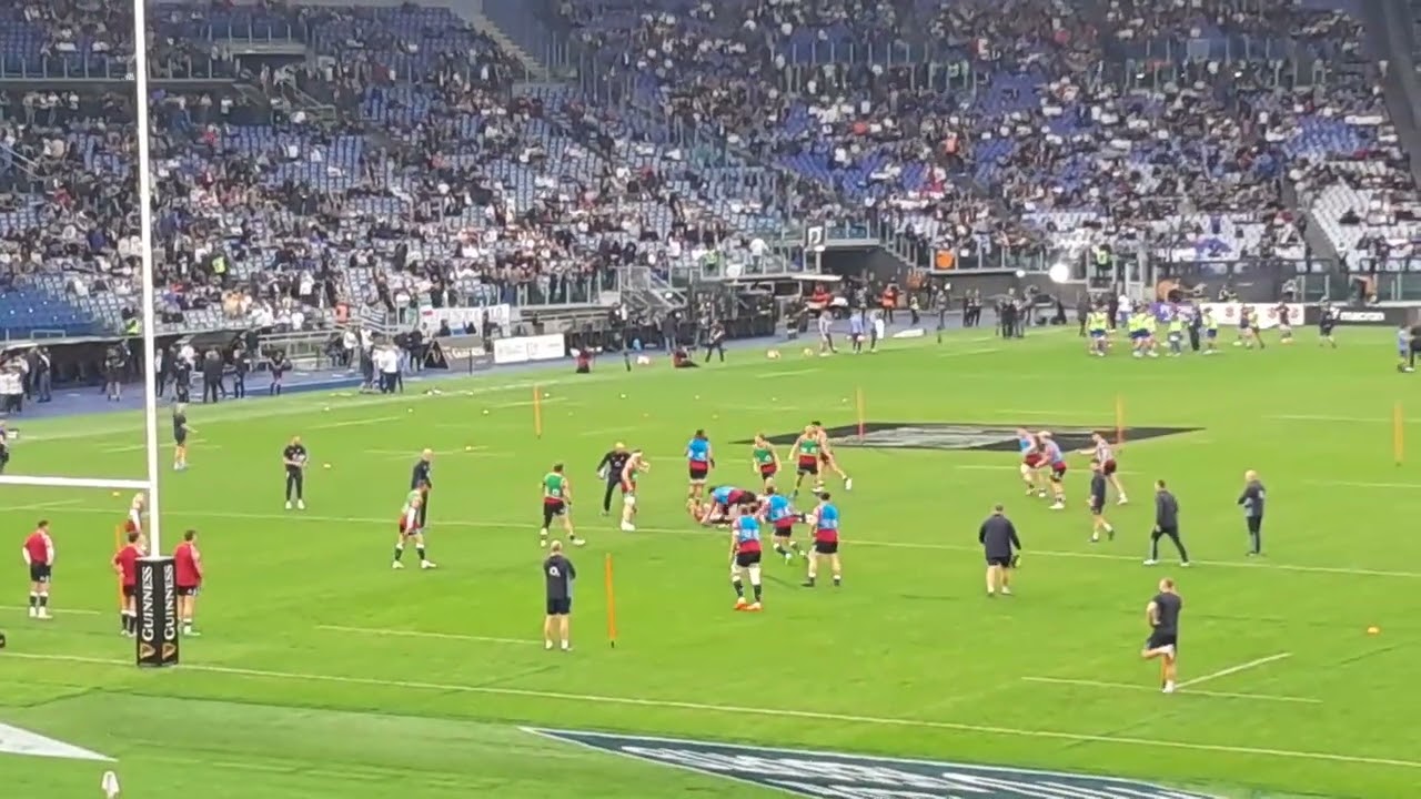 Calentamiento Italia vs Inglaterra Rugby 🏉 