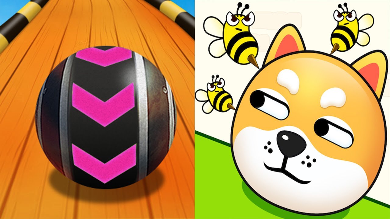 Sky Rolling Balls VS Save The Dog - All Levels Gameplay Android iOS Ep 6