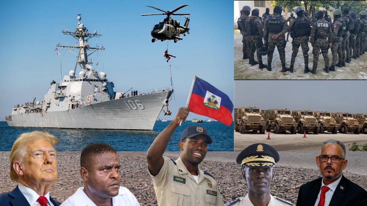 GWO KOURI NAN POTOPRESN LAME AMERIKÈN NAN DEBAKE AYITI AK BATO DE GÈ, BATAY POU POVWA, GUY , LAPOLIS