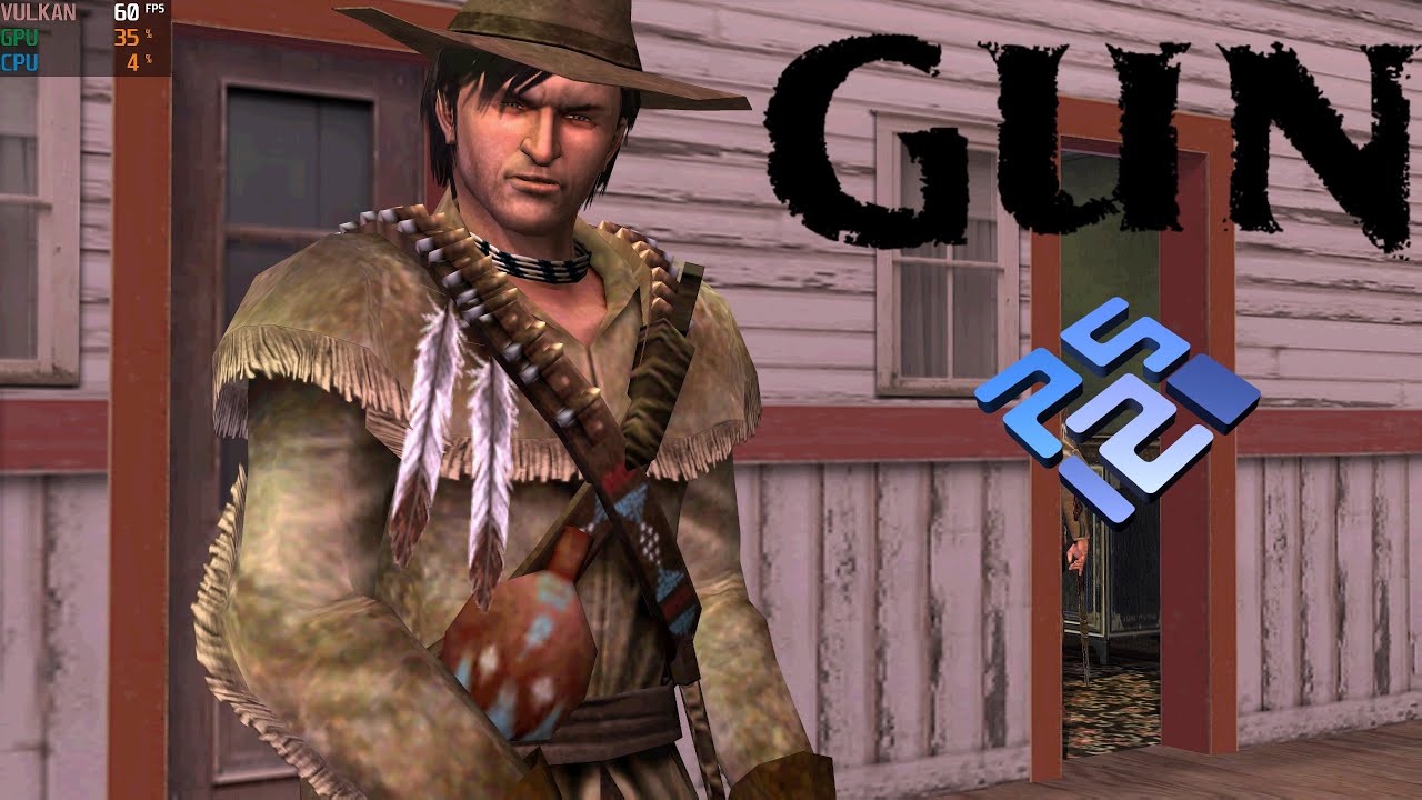 PCSX2 1.7.2225 Vulkan | Gun 4K UHD | PS2 Emulator PC Gameplay
