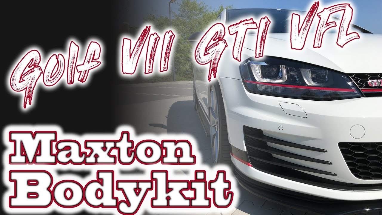Golf 7 GTI Maxton Bodykit | Schwarz Glanz |Heckspoiler|Frontspoiler|Seitenschweller|Heckdiffusor