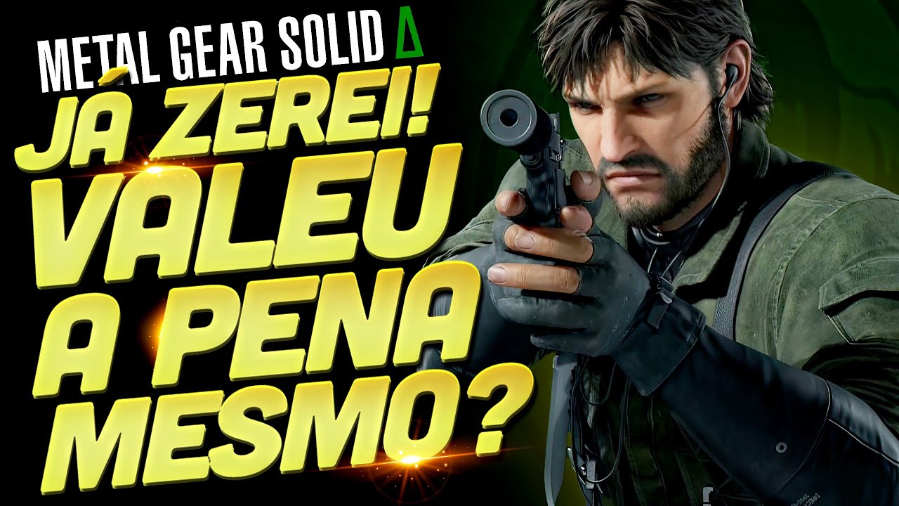 ZEREI METAL GEAR SOLID DELTA: SNAKE EATER E ESSES SÃO MEUS PENSAMENTOS... ANÁLISE / REVIEW COMPLETA