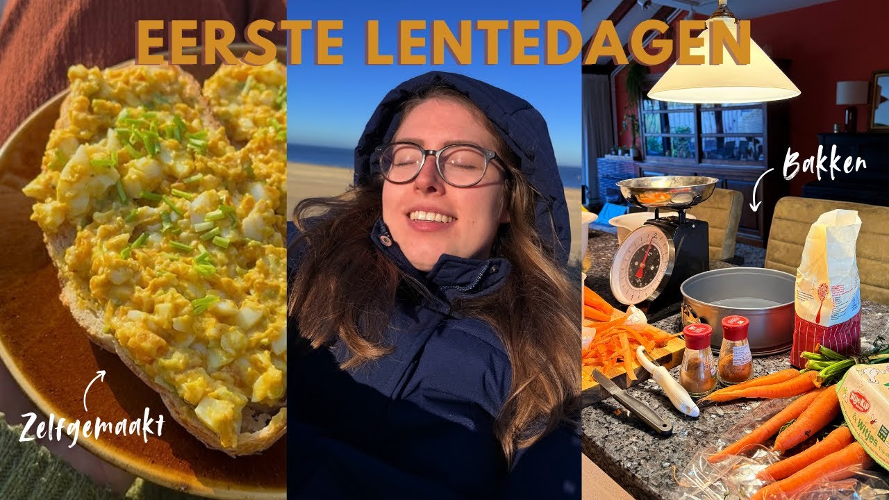 Dagen in mijn leven: Naar het strand, carrotcake bakken, mealpreppen & tuin opknappen!