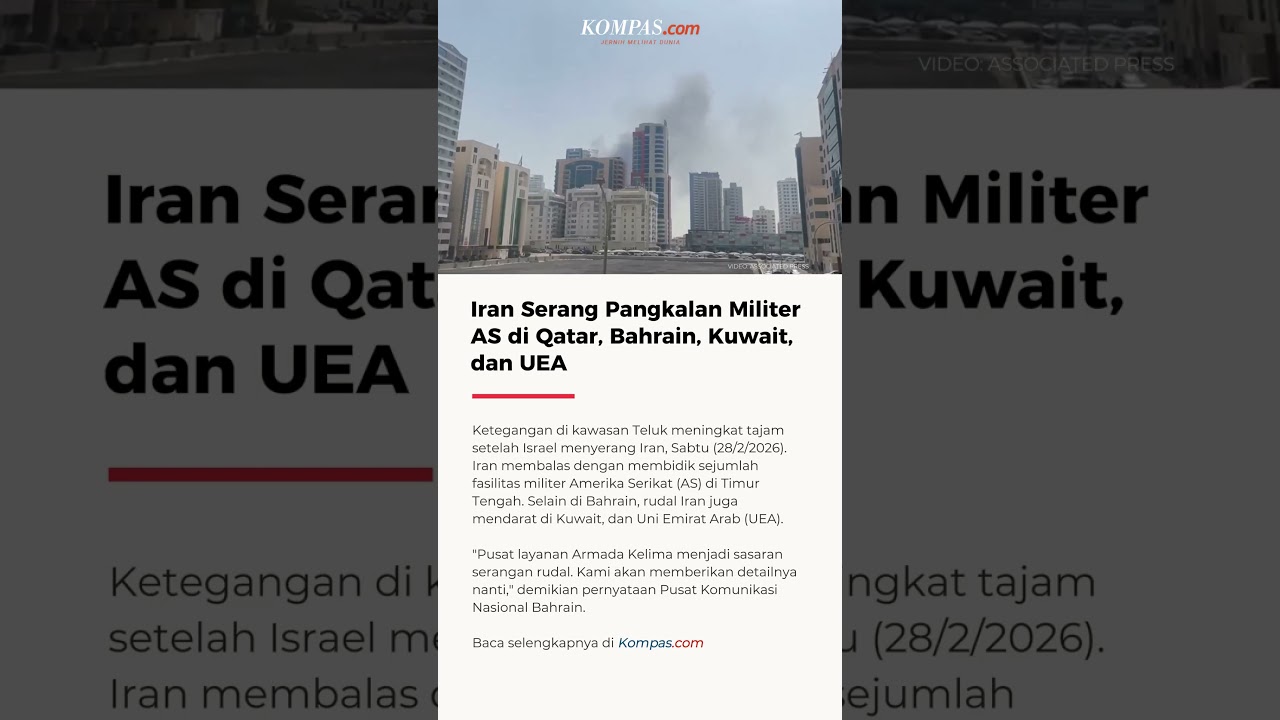 Timur Tengah Memanas, Iran Serang Pangkalan Militer AS di Qatar, Bahrain, Kuwait, dan UEA