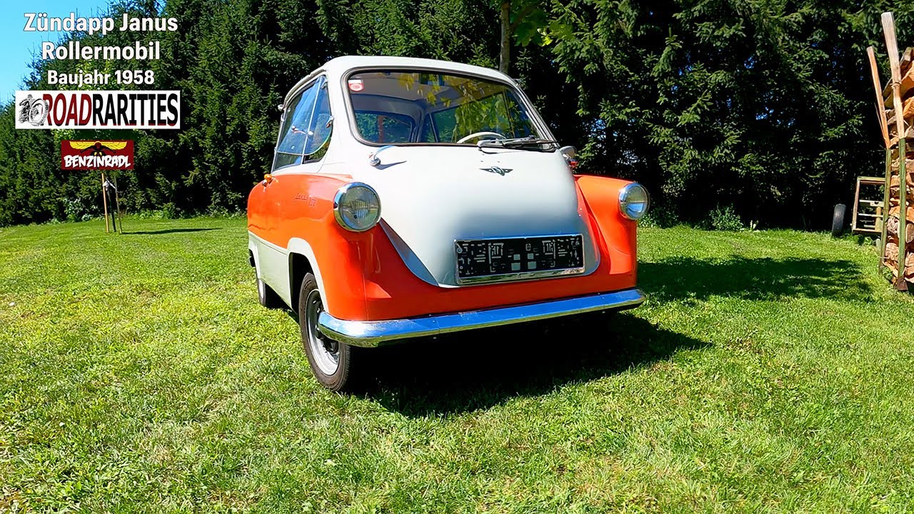 Автомобиль с двумя лицами - Zündapp Janus 1958