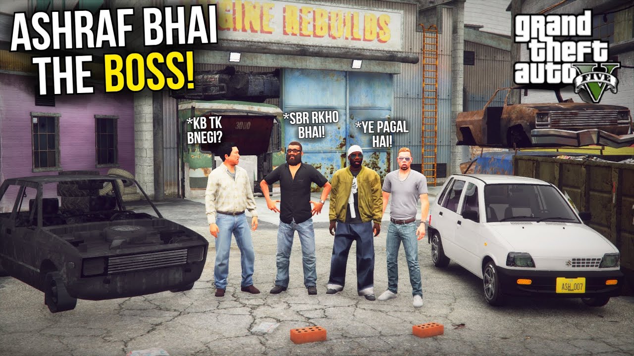 ASHRAF BHAI RESTORING 'SUZUKI FX' FOR MUSHTAQ BHAI! | GTA 5 MODS GAMEPLAY