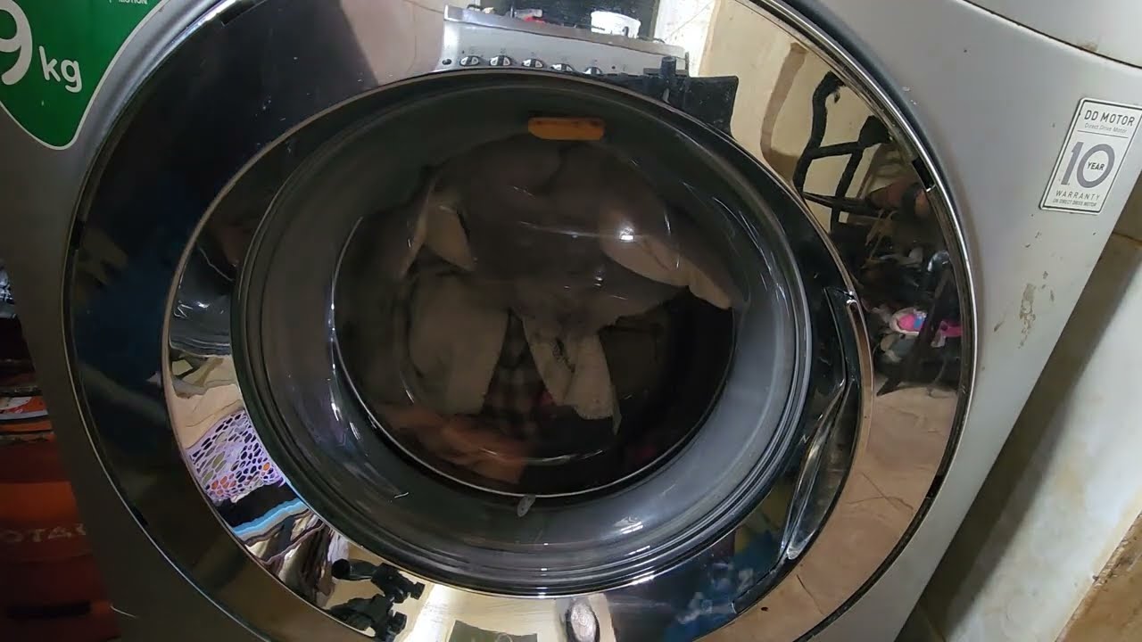 Full wash, rinse and spin cycle; washing machine mix programme #washer dryer combo
