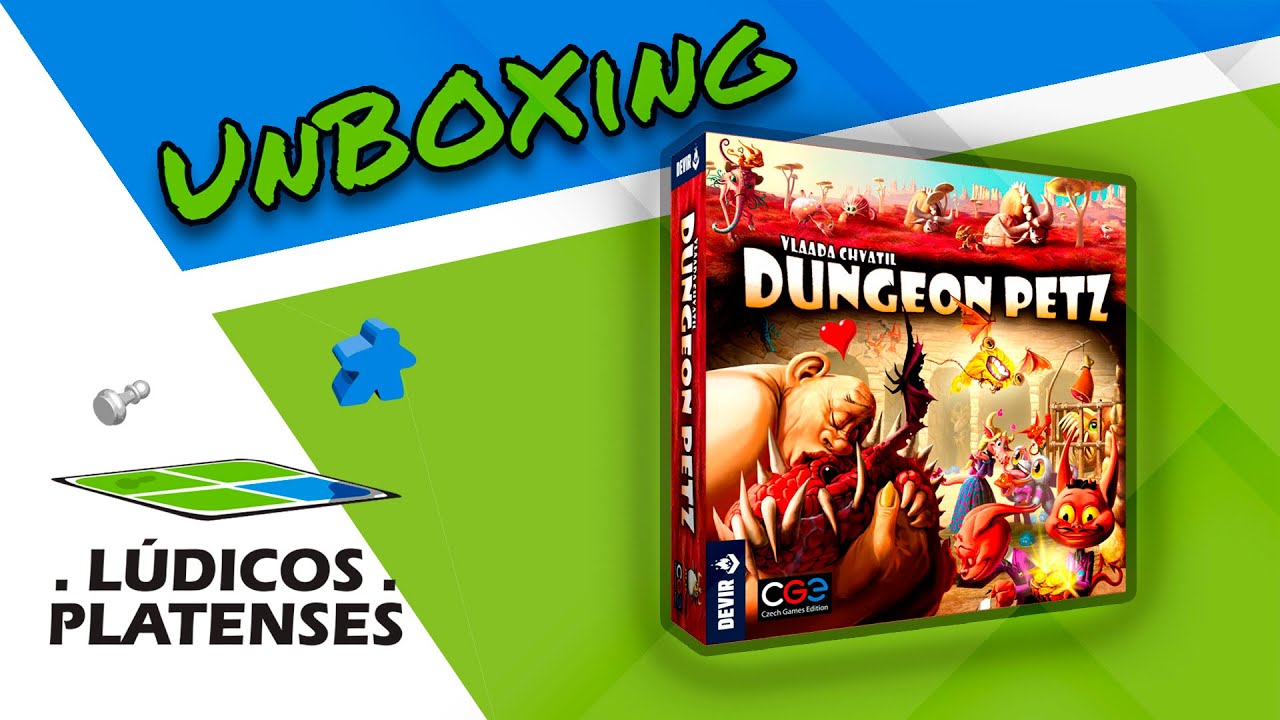 Dungeon Petz - Unboxing | Devir | Vlaada Chvatil