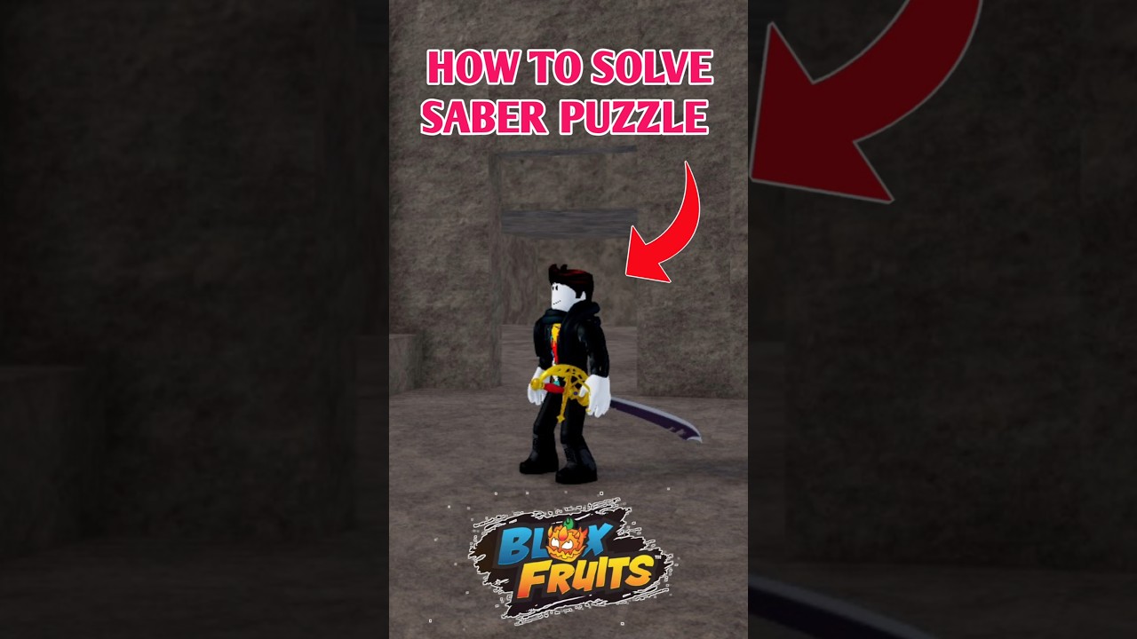 How To Solve The Saber Expert Blox Fruits Puzzle | Saber Expert Puzzle
