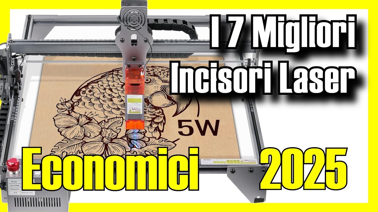 🔪 I 7 MIGLIORI Incisori Laser ECONOMICI su Amazon [2025]✅ [Qualit&agrave;/Prezzo] Machine perTaglio Metallo