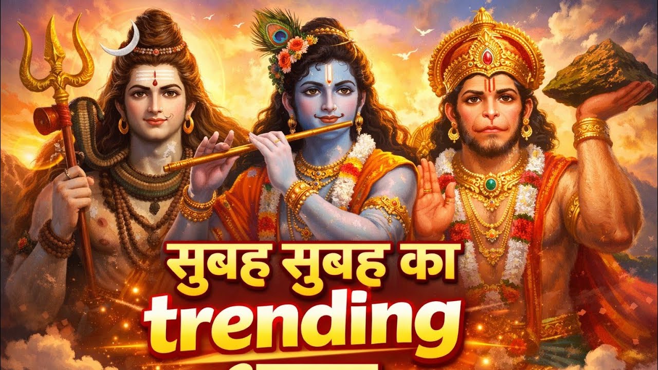 सुबह सुबह का Trending भजन 🙏 | Live Bhakti | Shiv Krishna Hanuman
