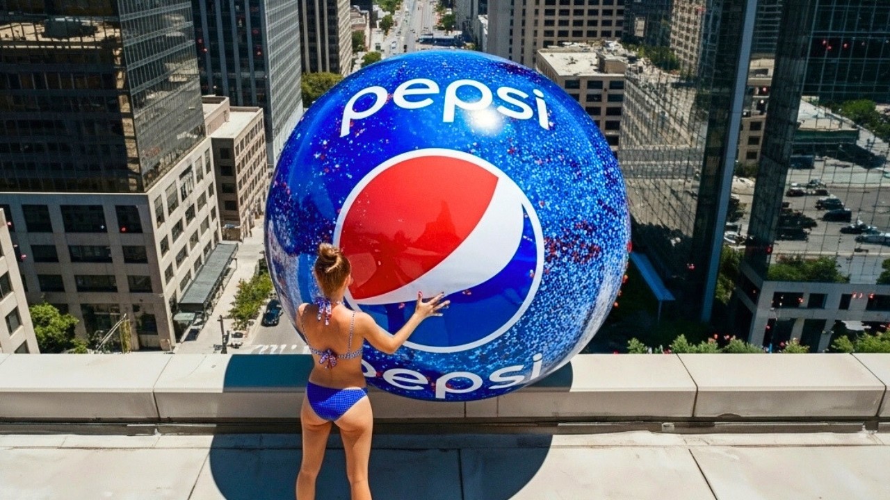Which Giant Soda Sphere Would You Release From This Height?🥤Ultimate Oddly Satisfying AI ASMR✨
