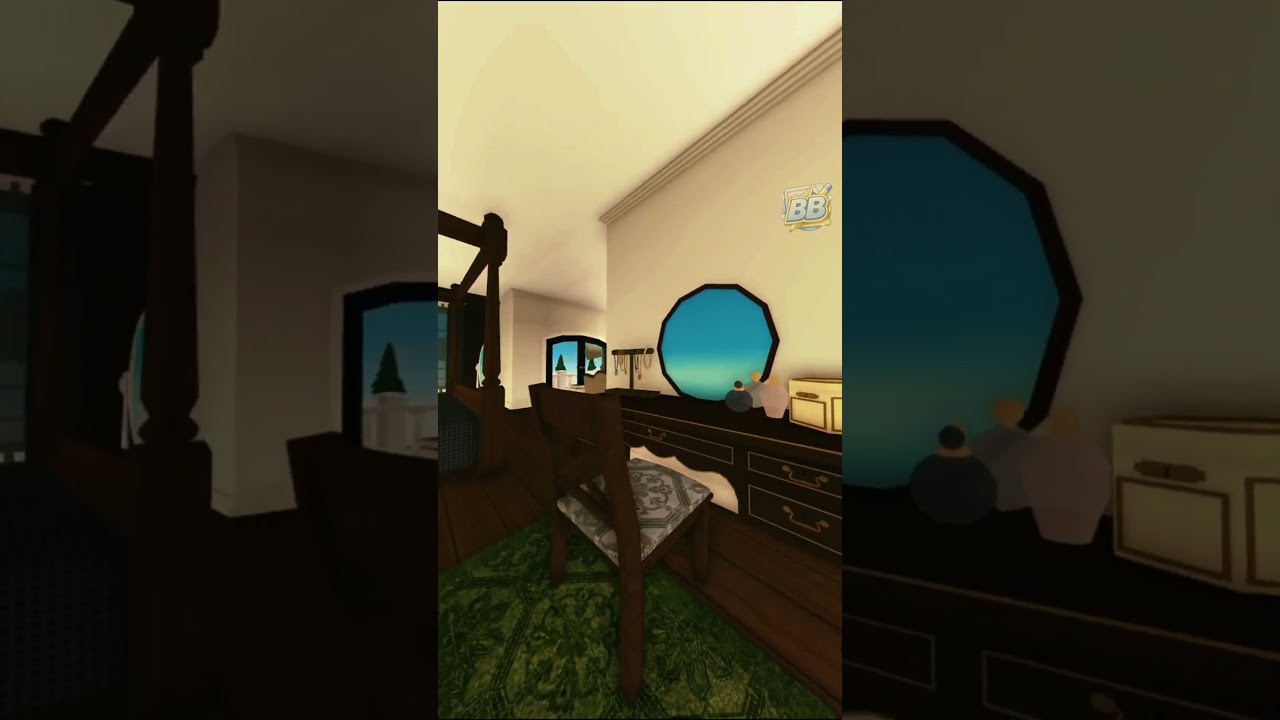 Heritage House bedroom is SO elegant 😮&zwj;💨🛏️ (Bloxburg)
