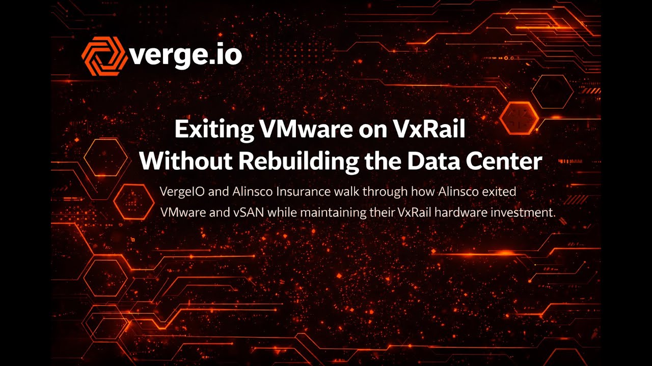 Exiting VMware on VxRail Without Rebuilding the Data Center