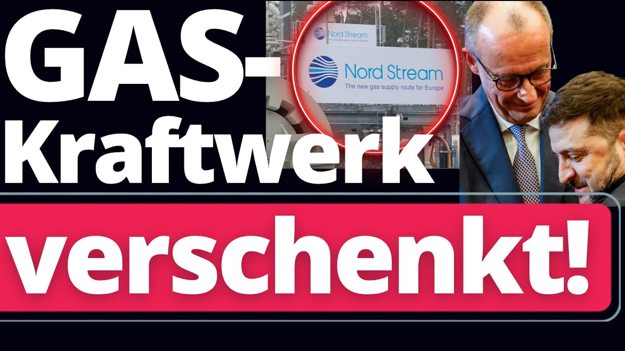 EIL: Gaskraftwerk in Greifswald wird an Ukraine VERSCHENKT!