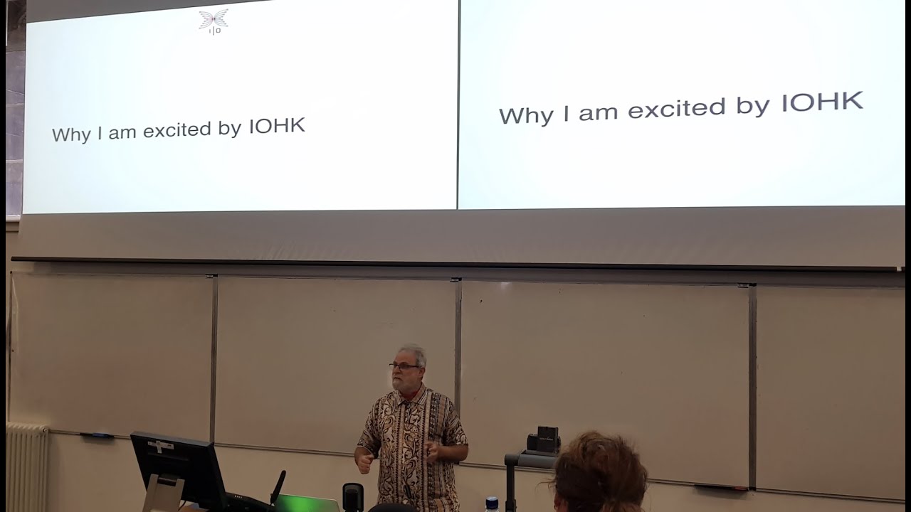 IOHK PlutusFest Welcome Address | Philip Wadler - Senior Research Fellow