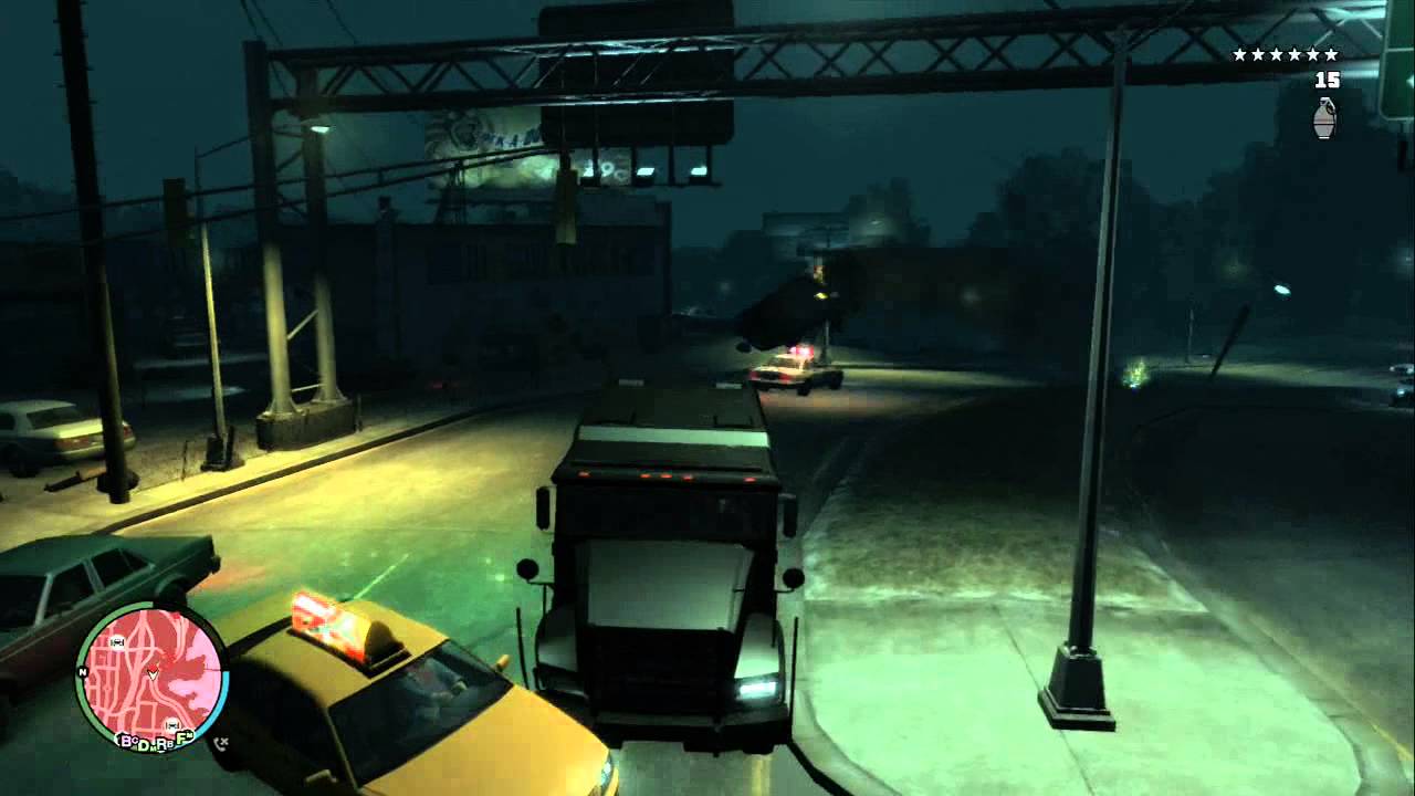 Grand Theft Auto 4: Six Star Roof Shootout & Escape