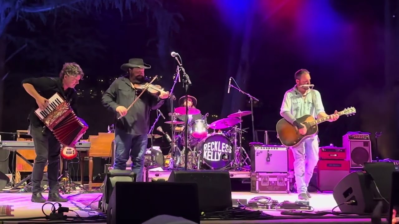 Bukka Allen and Cody Braun with Reckless Kelly at Whitewater Amphitheater 6/29/24