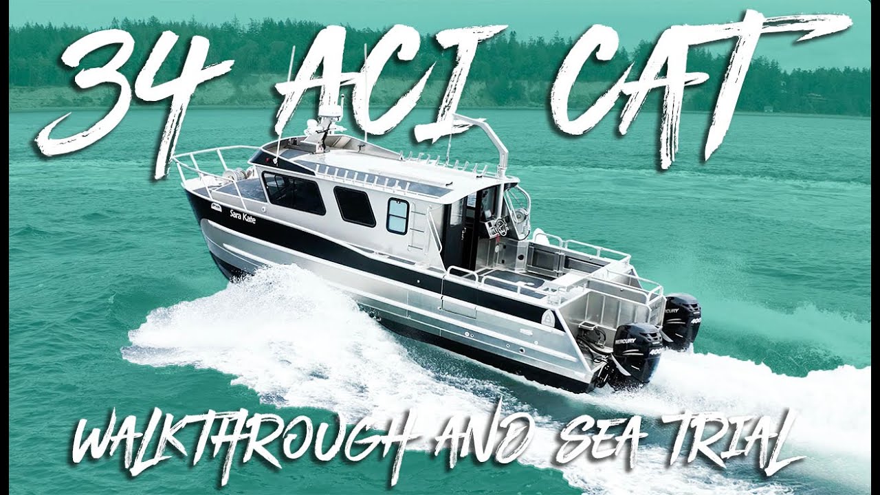 Full Walkthrough and Sea Trial on the 34' ACI w/ Twin 400 Mercury's