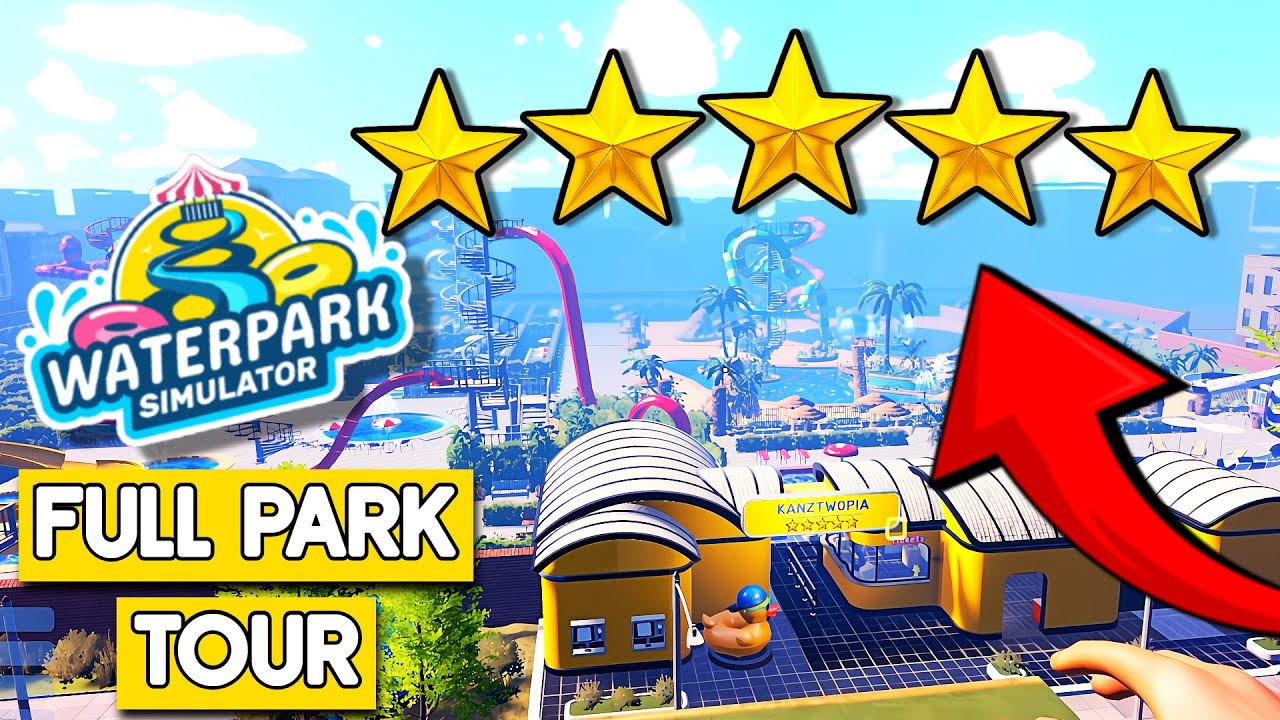 Here's My 5 Star Waterpark Simulator Tour
