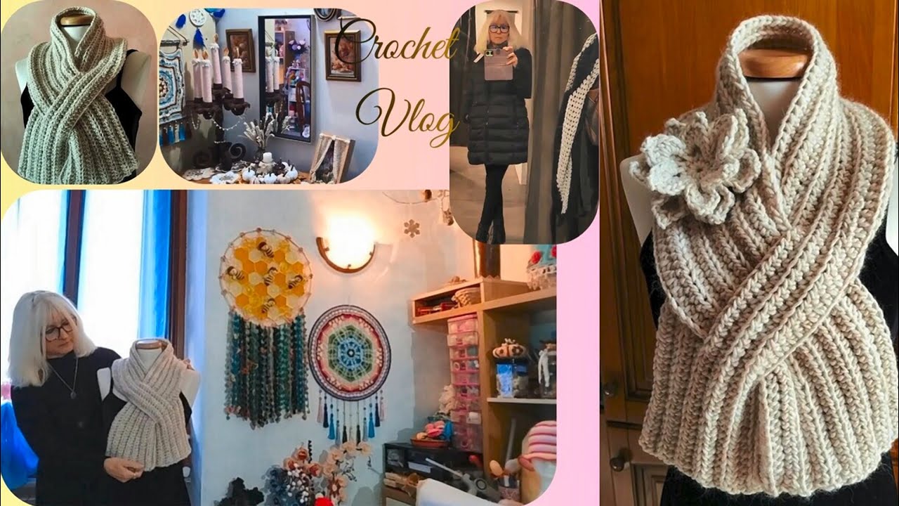 Sciarpa Scaldacollo Crochet facile e veloce da realizzare | Giretto da ISHUÉ  Vita semplice in città