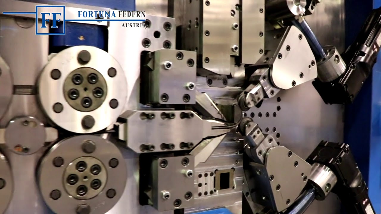 COM-12 CNC S - advanced high productive CNC coiler up to 11,00 mm high tensile chrome silicon wi...