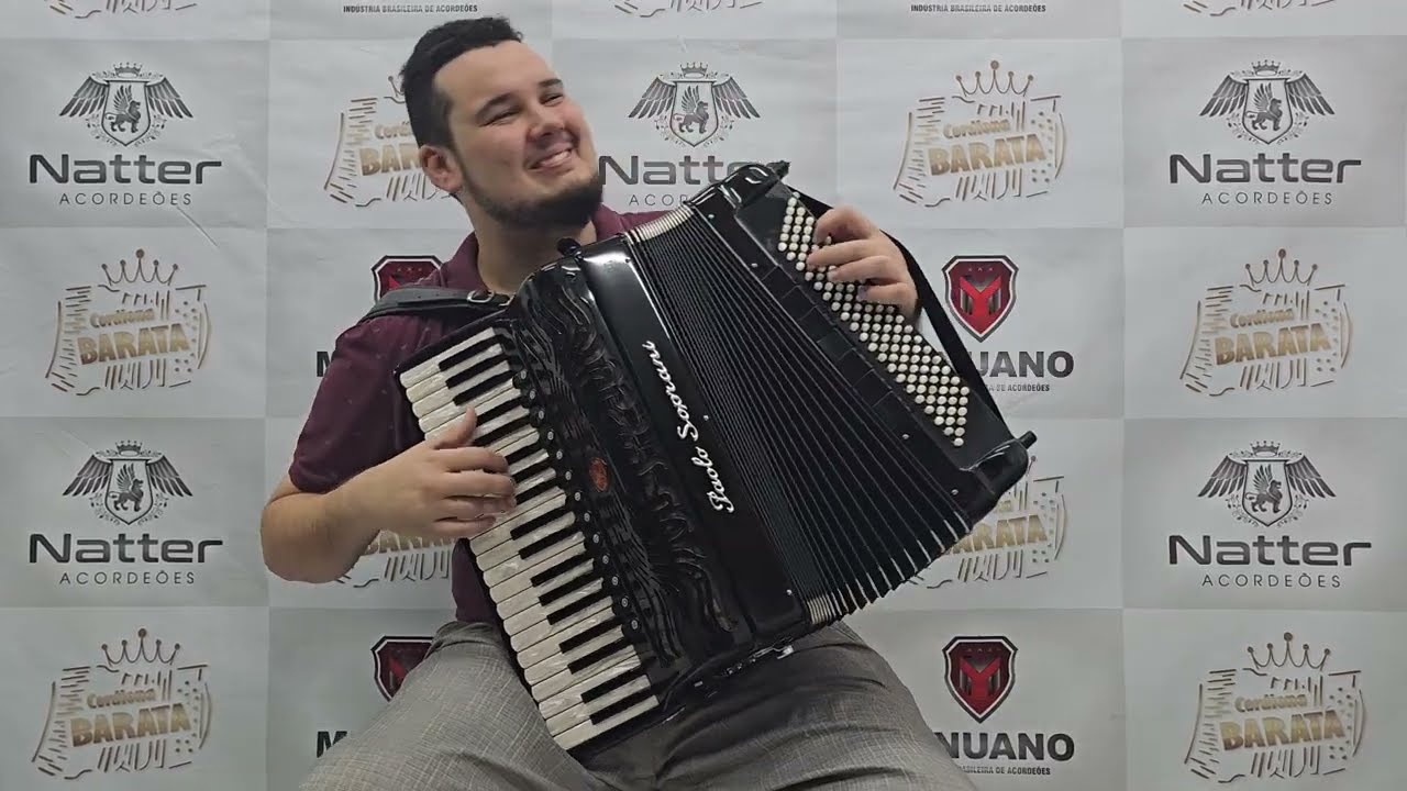 Paolo Soprani Super Model 4/5 de voz oitavada com duplo cassoto. @ogaiteirodoparana