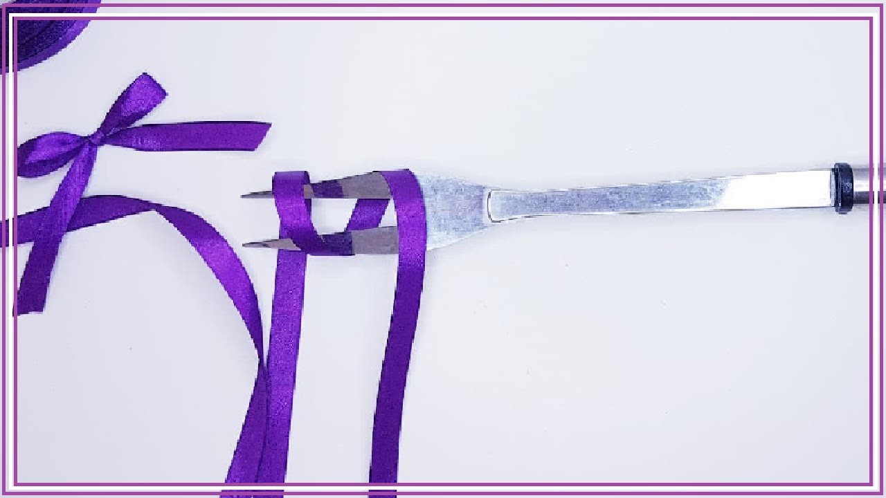 DIY How to make a bow Tutorial Jak zrobić kokardkę Knyta rosett