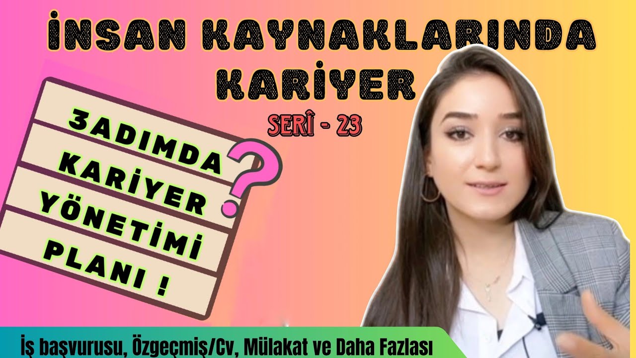 Kariyer Yönetimi | Kariyer Planlama | İnsan Kaynaklarında Kariyer