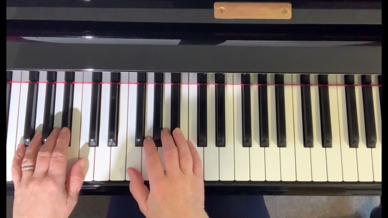 F Major Scale 1 & 2 Octaves Hands separately and hands together