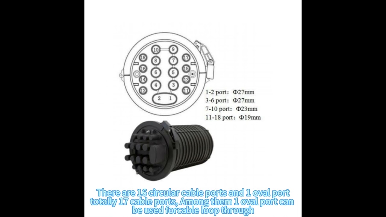 GJS dome junction box #ftth #fiber #china #factory #optical #optic
