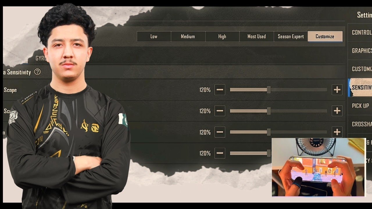 I8 CRYPTO 🇵🇰 4.5 Sensitivity + Control Code 🤯 | PUBG Mobile & BGMI ❗ Smooth Gyro 🔥