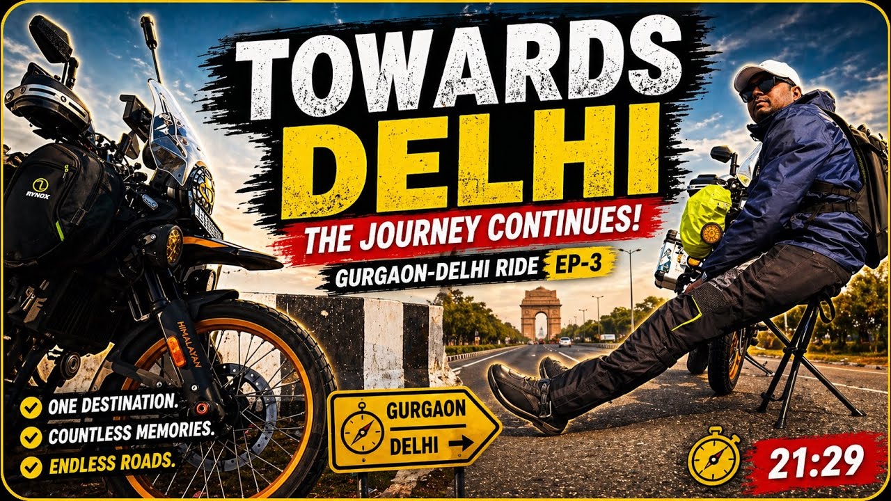 Delhi Ride | Non Stop | Nilesh Bhanderi Vlogs | Biker | Rider